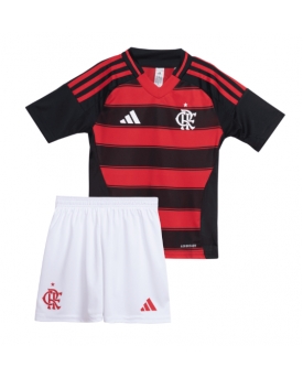Flamengo Maglia Gara Casa Repliche 2025-26 Bambino Maniche Corte